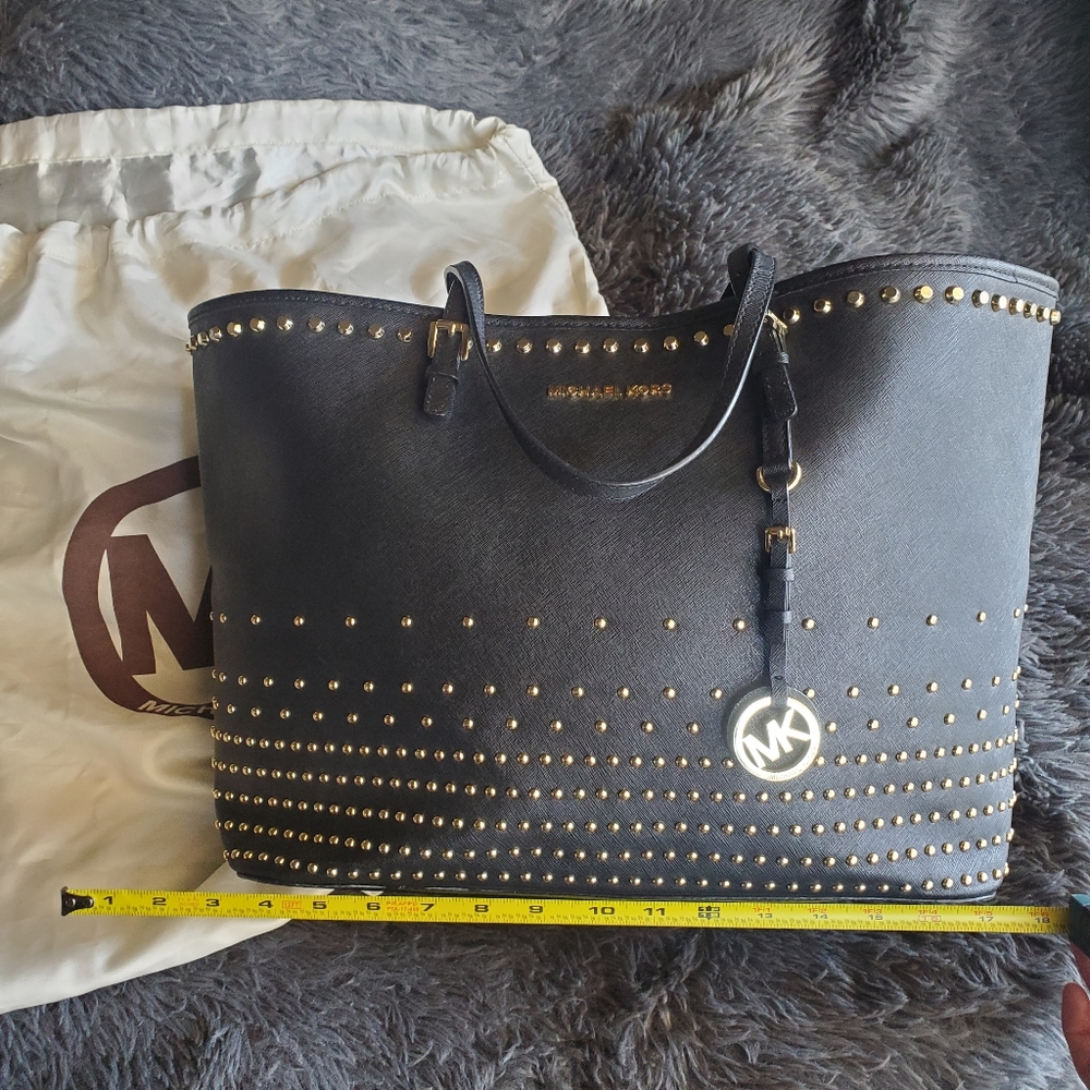 Michael Kors Jet Set Travel Stud Degrade Tote